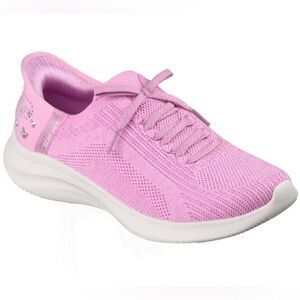 🇬🇪🩵NWT Skechers Pink Slip-ins Ultra Flex 4.0 Gemstone Glow Shoes Size 7.5